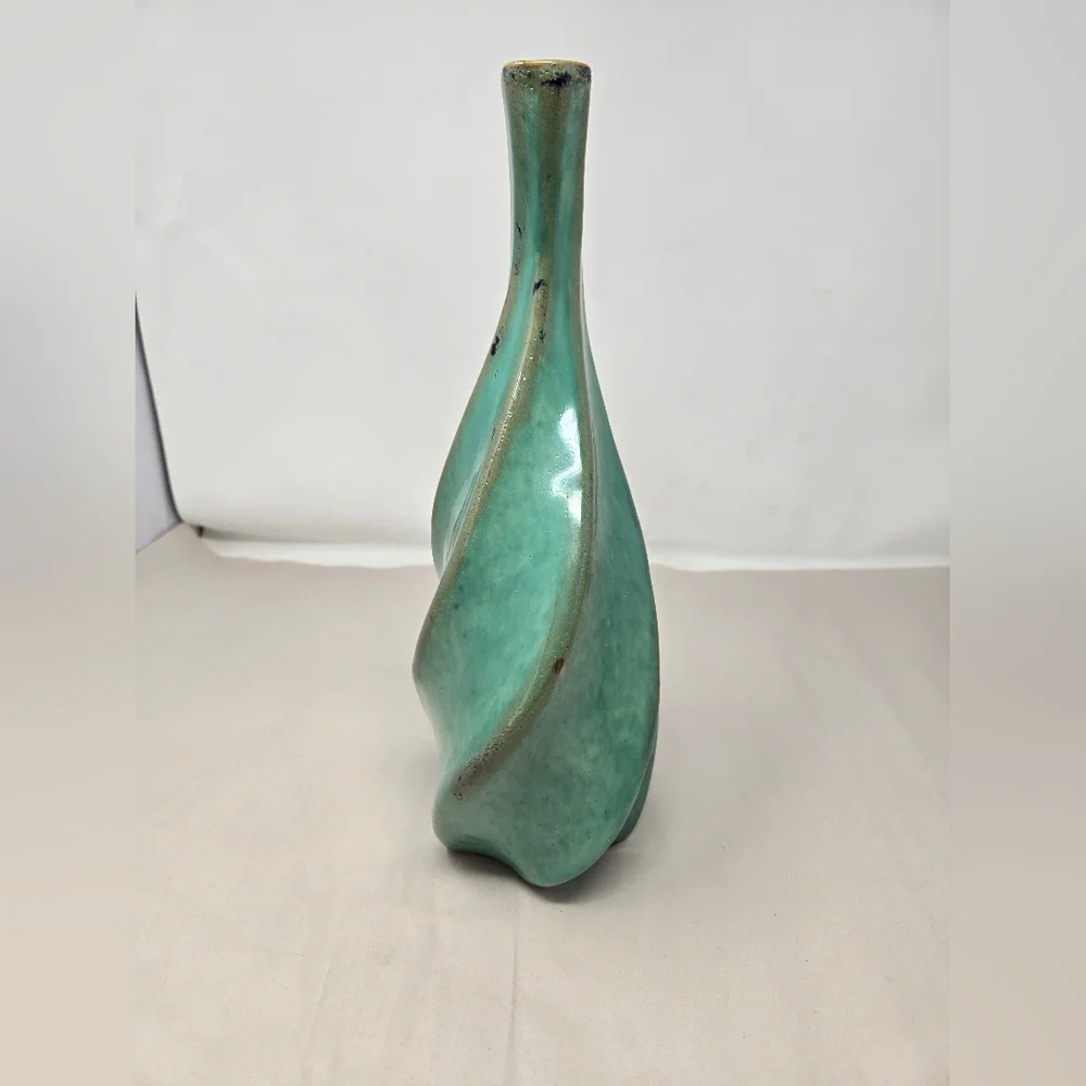 Uttermost Hasina Vase 19430 12x6 Pale Aqua Ceramic Glaze Home Decor Only